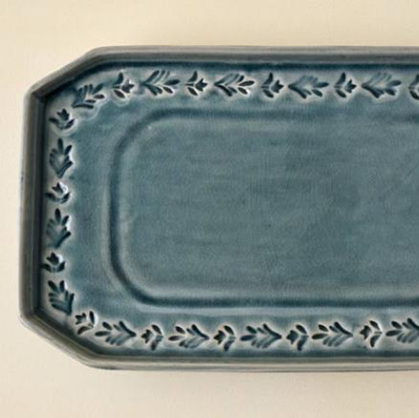 Harper Ceramic Floral Tray - Large