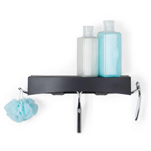 Clever Flip Shower Basket or Shelf Black - Better Living Products
