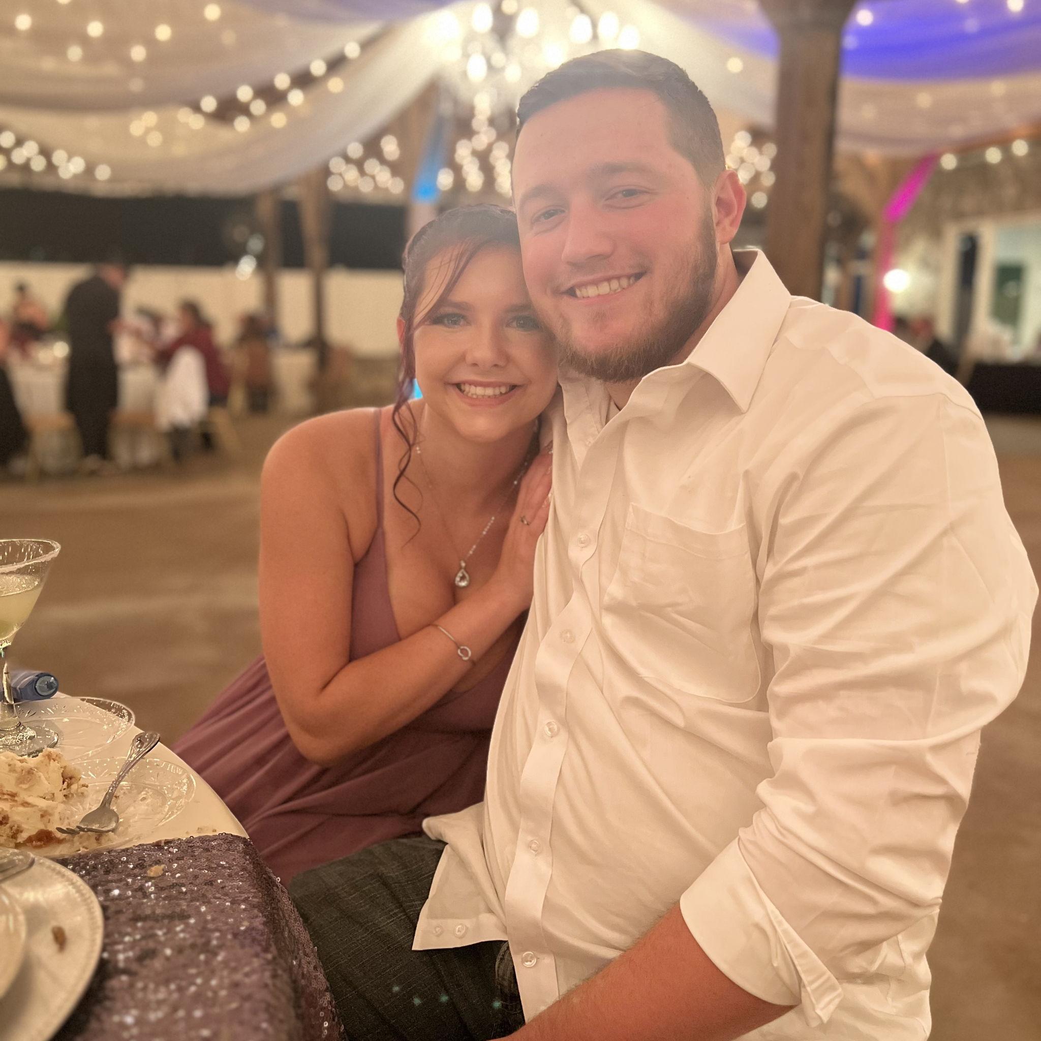 Our first wedding together!