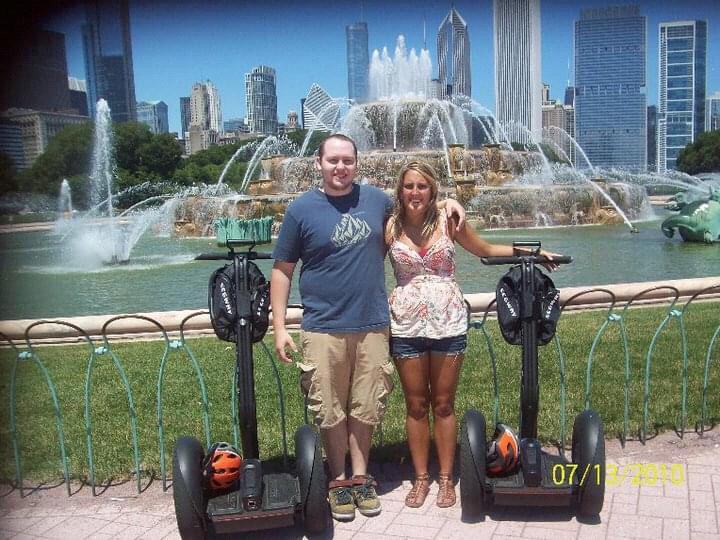 Went to a Chicago for Tiffany’s 21st birthday & rented Segway’s to explore the city!