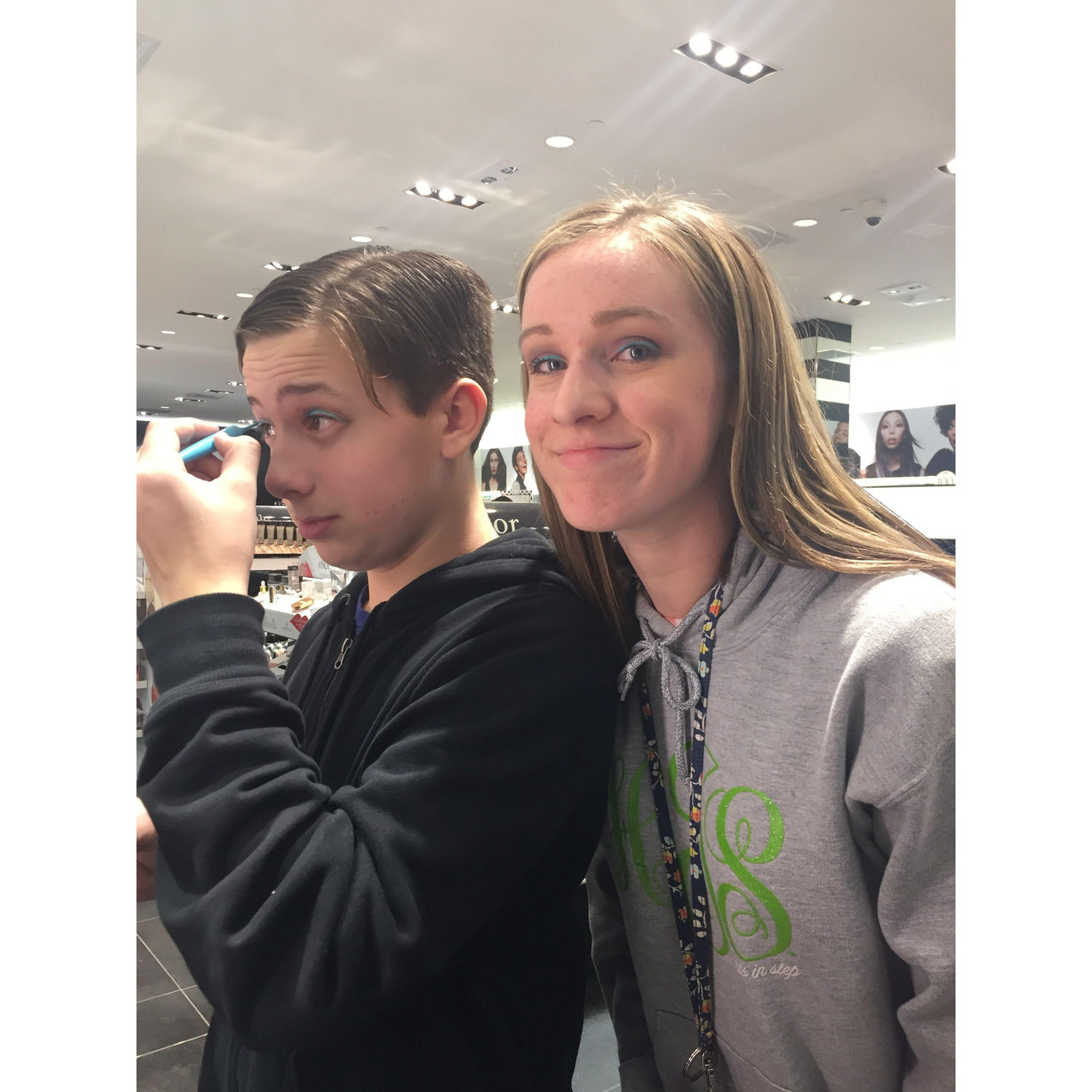 Our first picture together in 2018!!!
