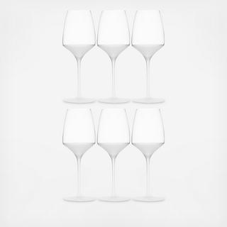 Frost White Wine Glass, Set of 6