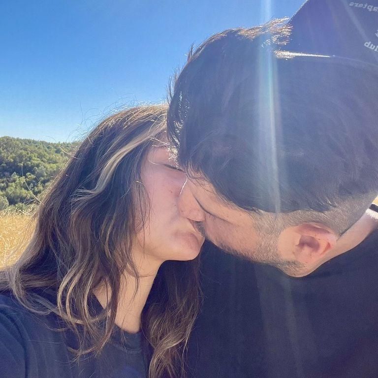 Our First Kiss On Camera