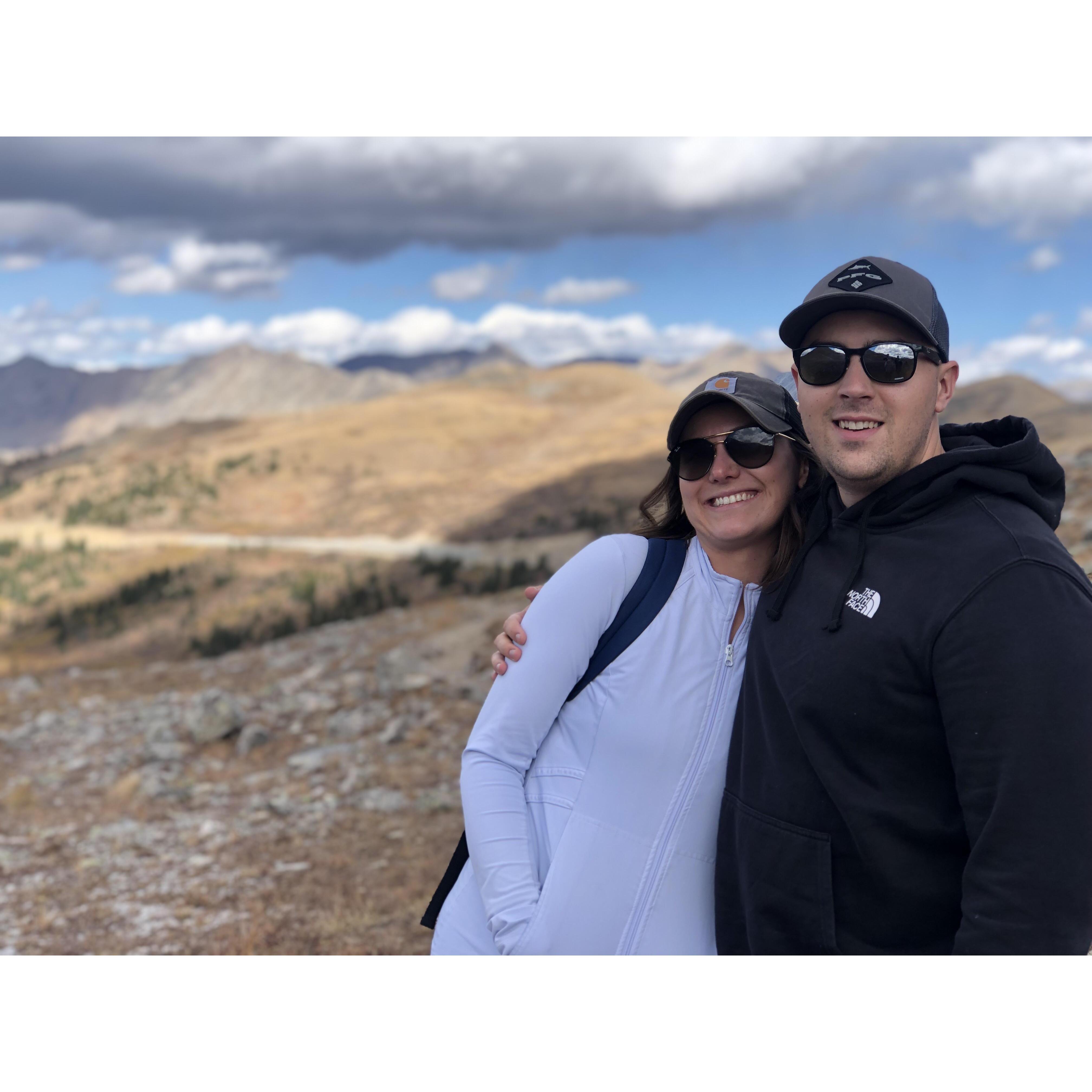 Introducing Mitch to Colorado and he definitely fell in love with the mountains!
