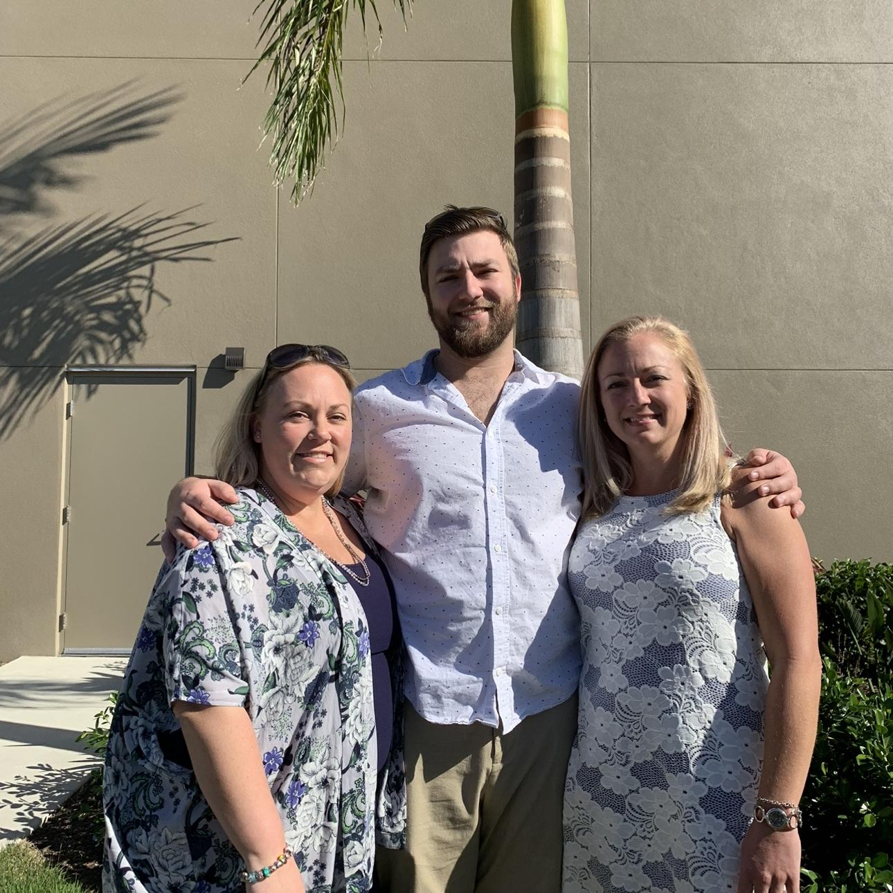 Groom’s sisters. On the left is Brooks and on the right is Alecia.