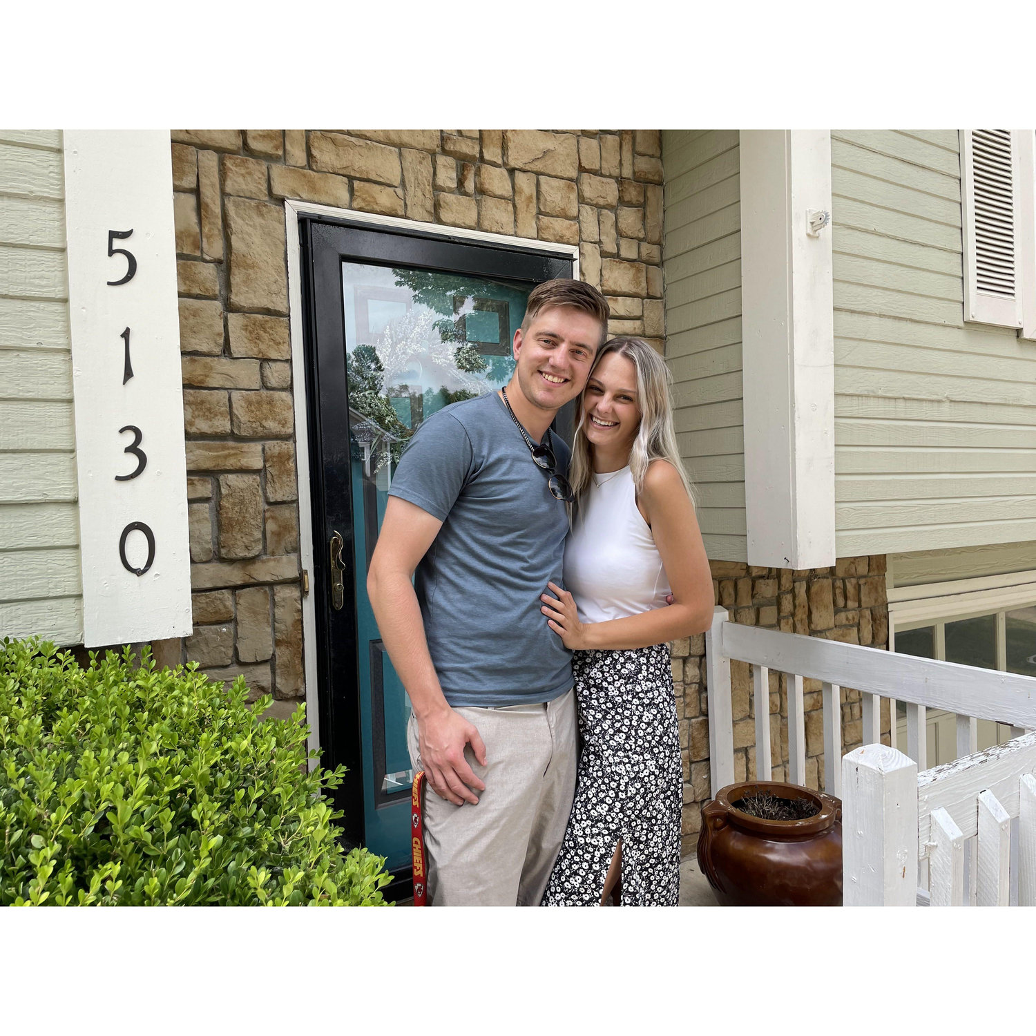 When we bought our first house together