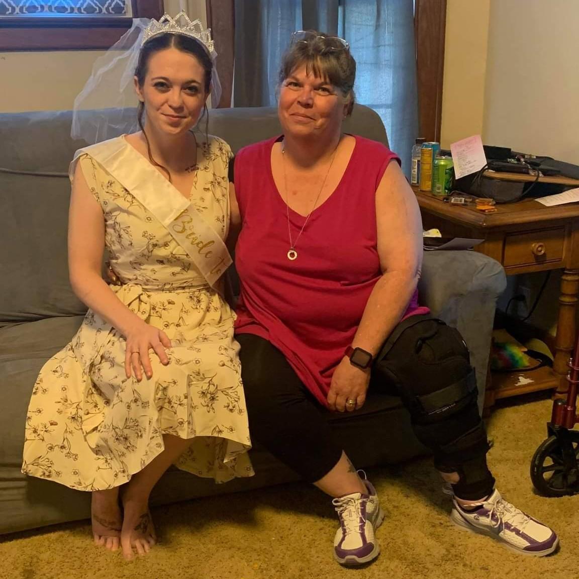 Bride with Mother