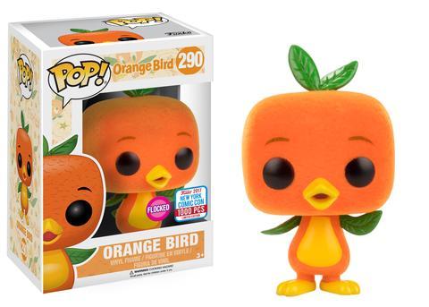 Orange Bird (Flocked)