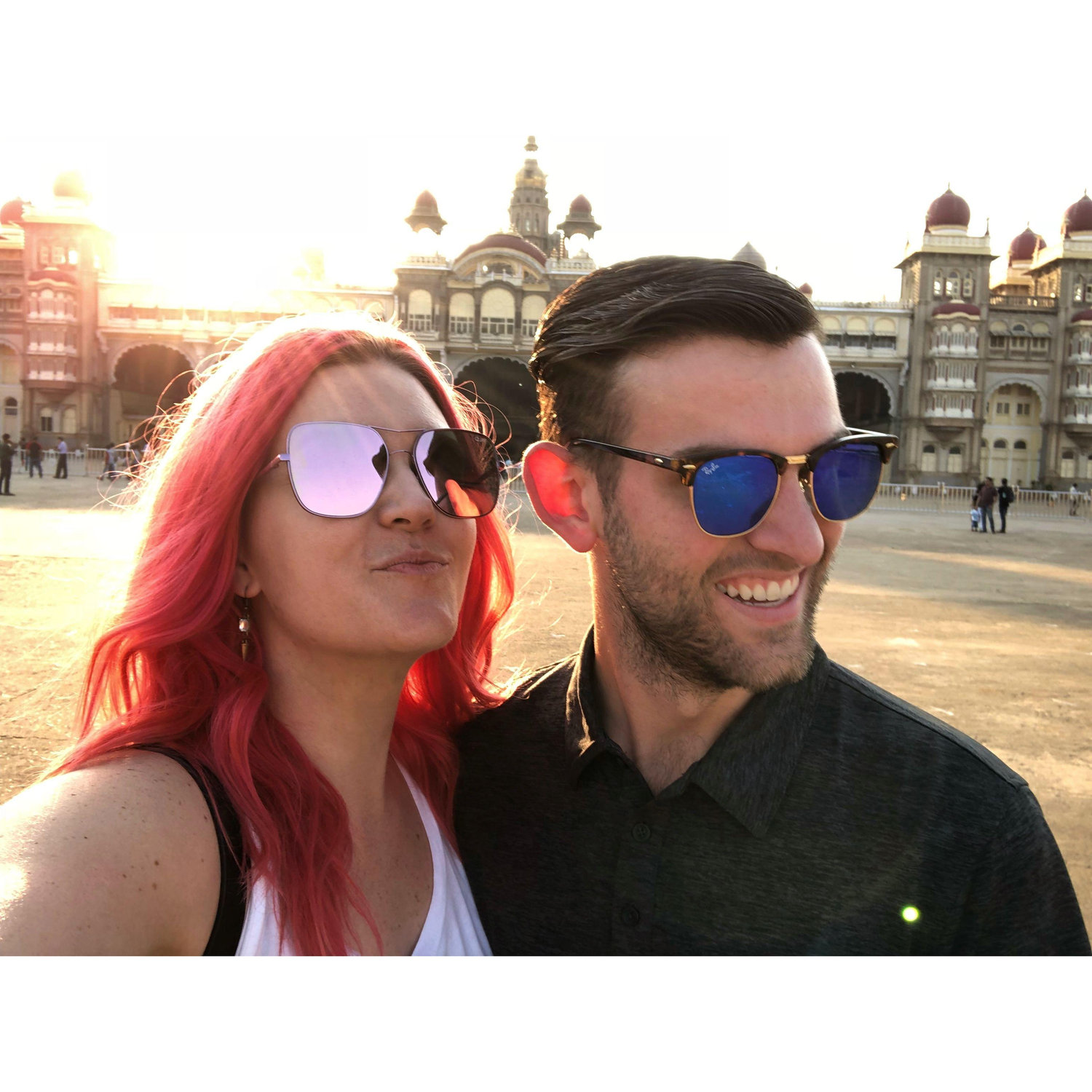 First trip together, to India