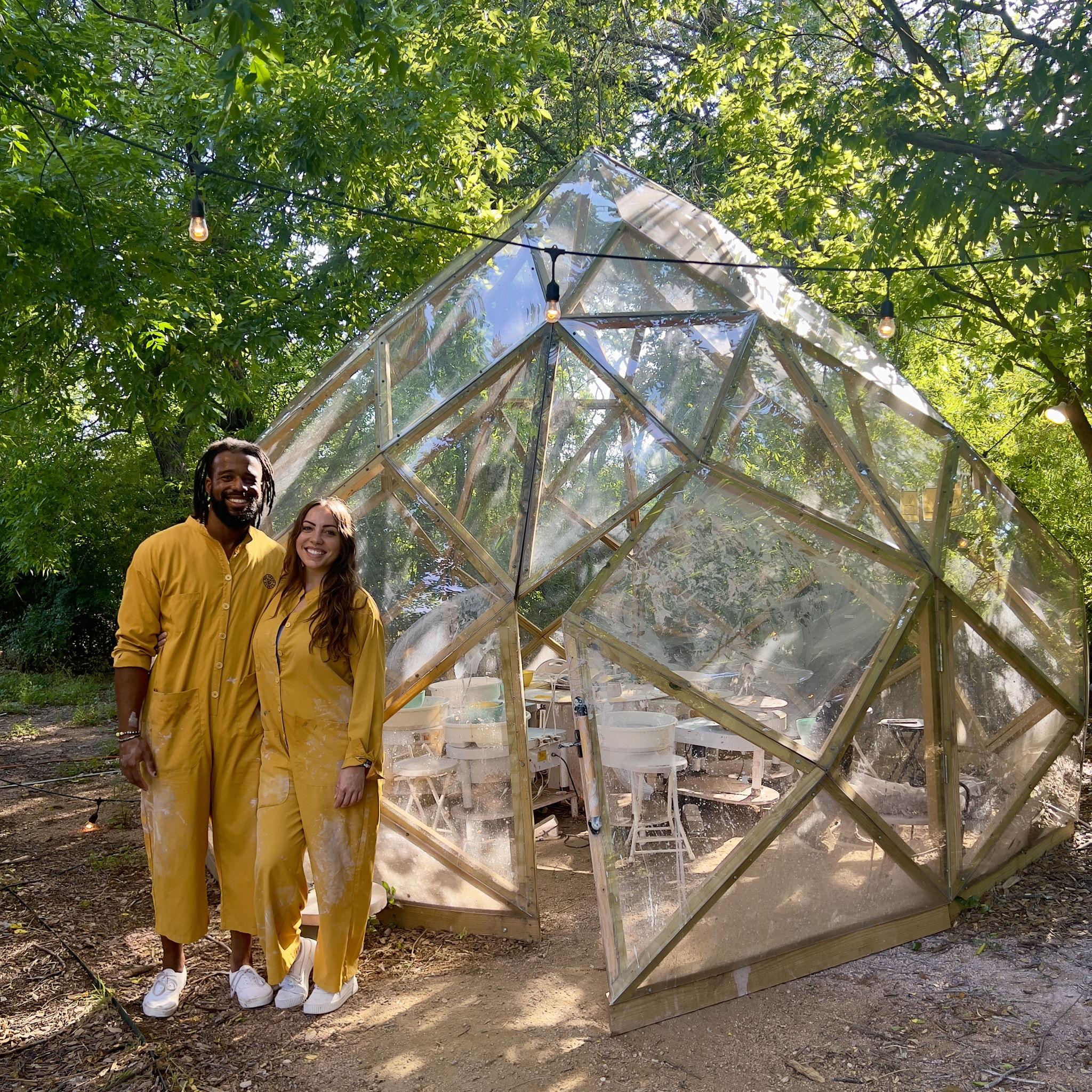 First "Father's Day" (for little kitty Luna) & our first pottery class