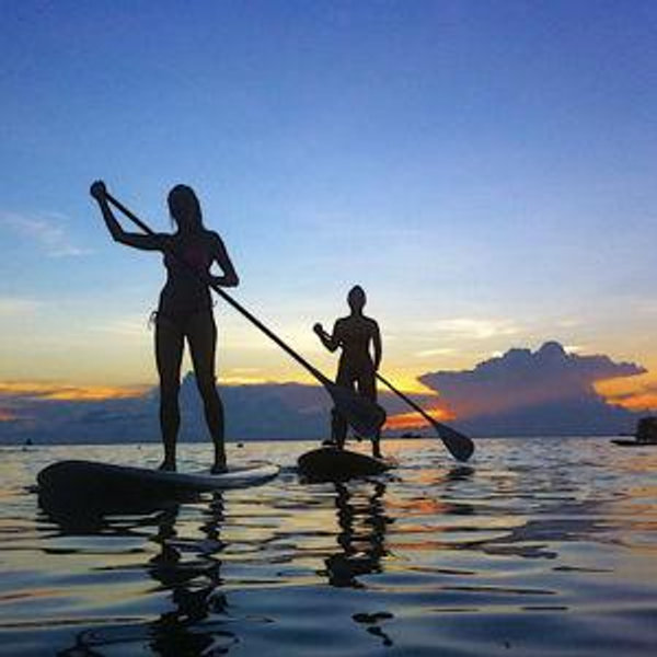 Paddle Boarding On Our Honeymoon