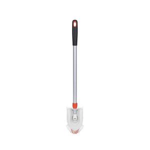 Rubbermaid 2115701 Cleaning Power Scrubber Bathroom Kit, 2 Pieces, Red and  Gray