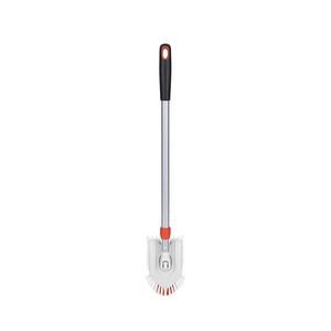 Rubbermaid 2115701 Cleaning Power Scrubber Bathroom Kit, 2 Pieces, Red and  Gray 