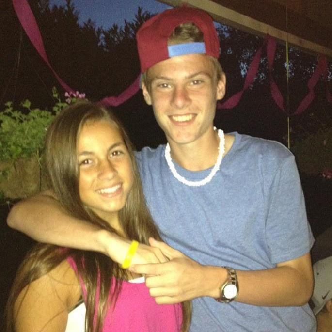 August 18th, 2012 - One of our first pictures as 'official' high school sweethearts!