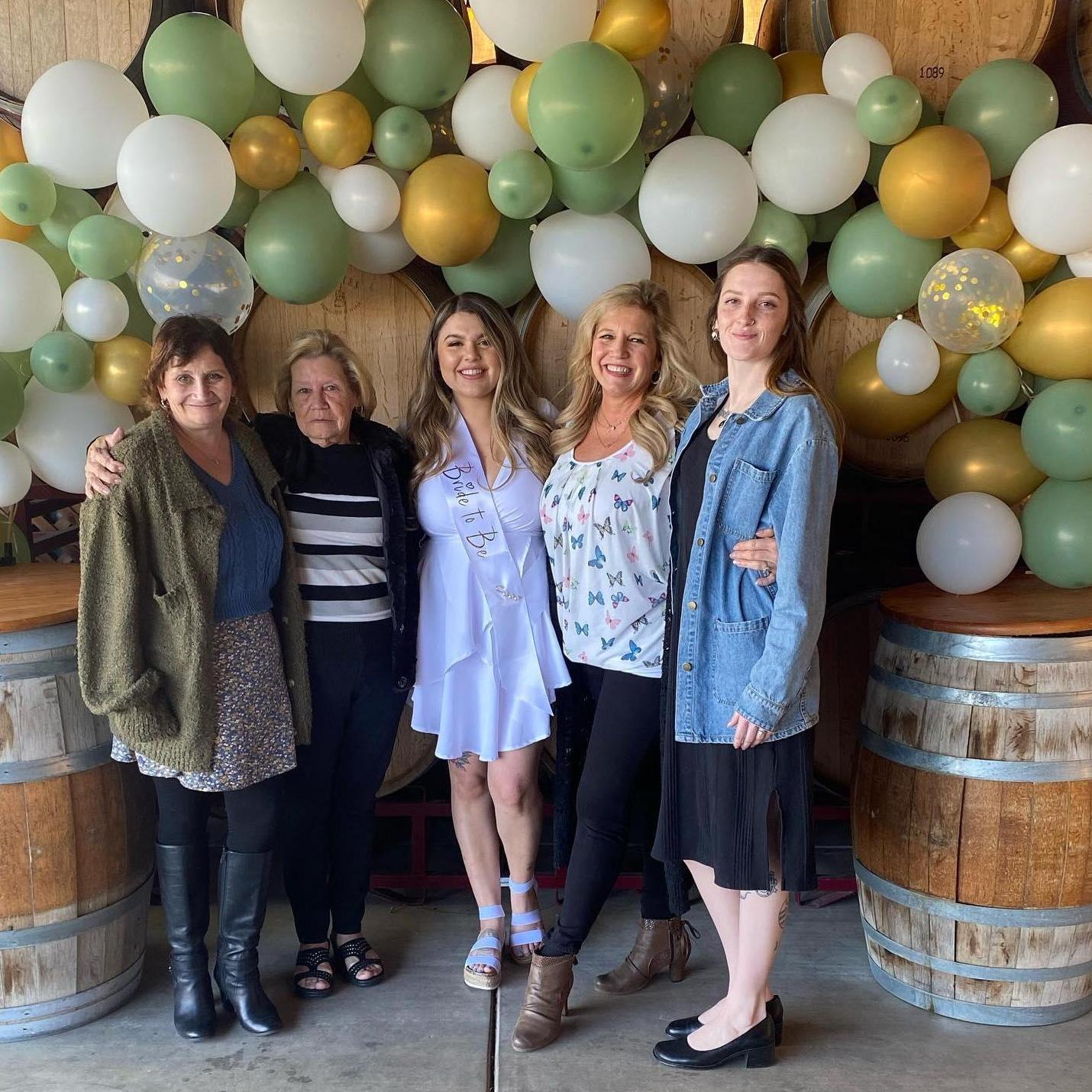 Bridal shower with Drew's family.
02/27/2022