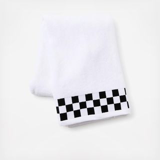 Check Border Cotton Bath Towel