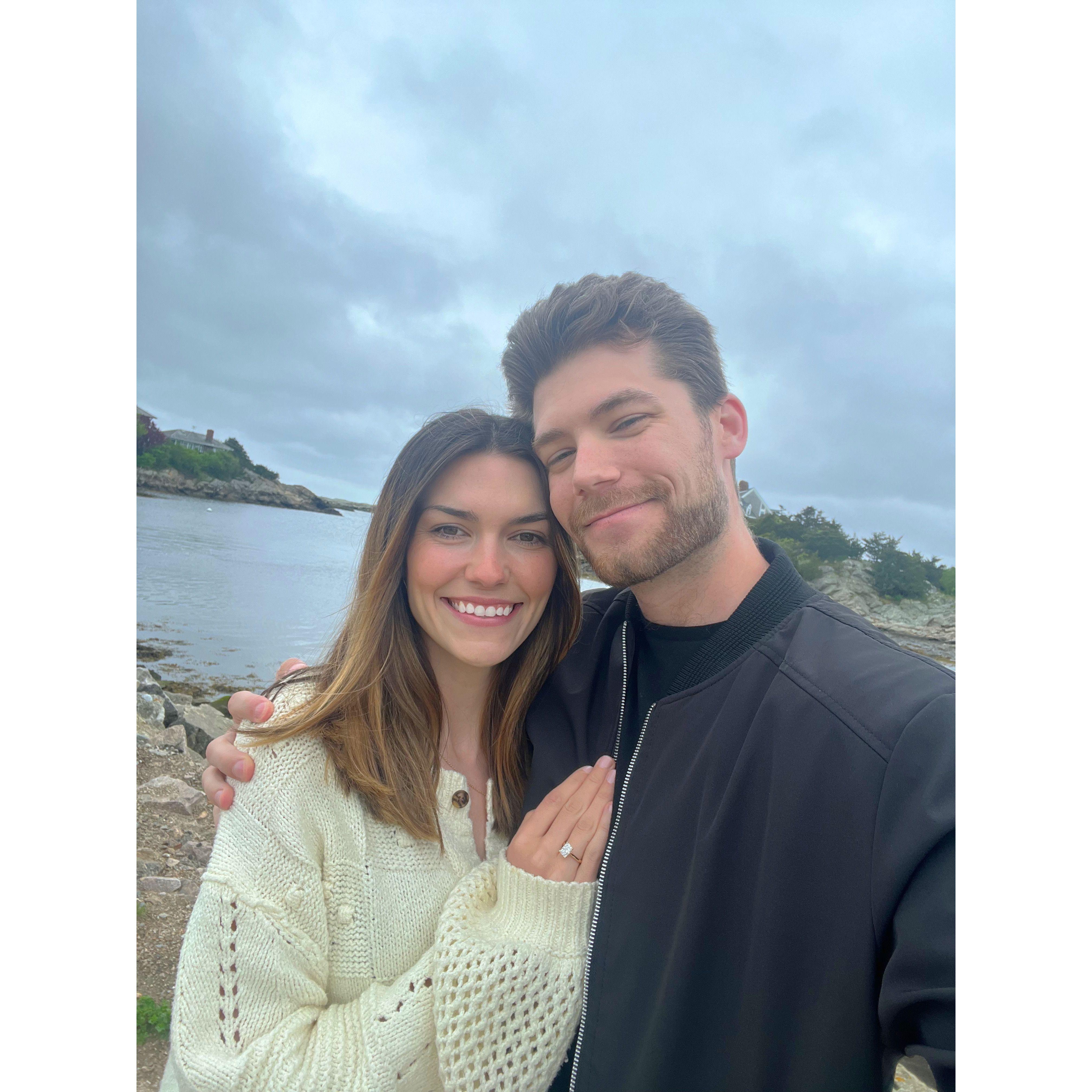 Engaged in Newport, RI!