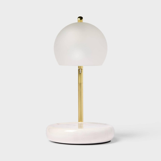 Candle Lamp Warmer White Frosted - Threshold™