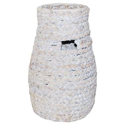 20"x13.3" Decorative Braided Tall Basket White - Threshold™