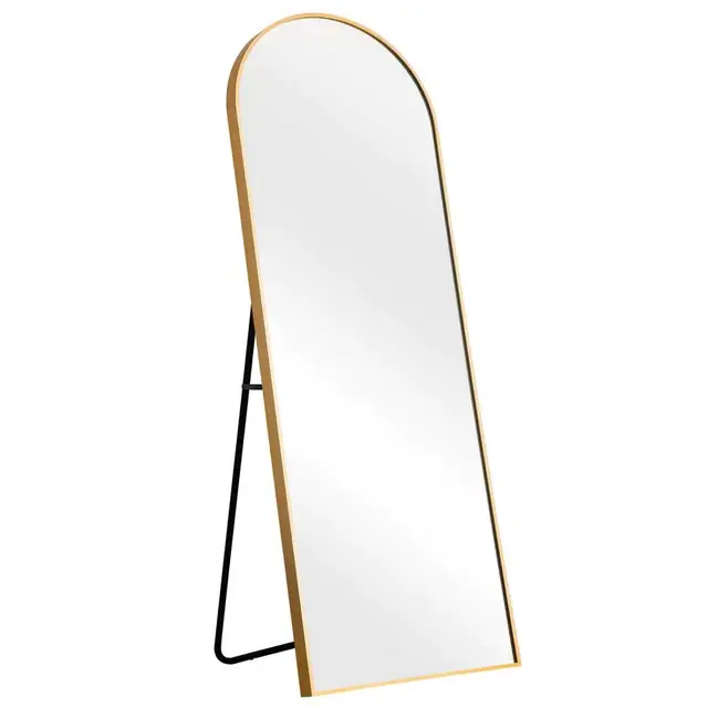 Gold Full Length Floor Standing Mirror