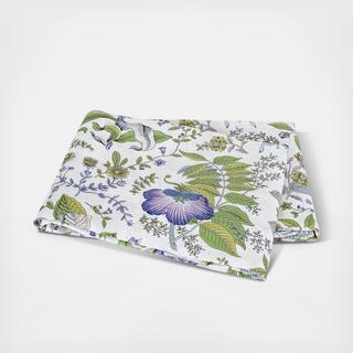 Pomegranate Linen Flat Sheet