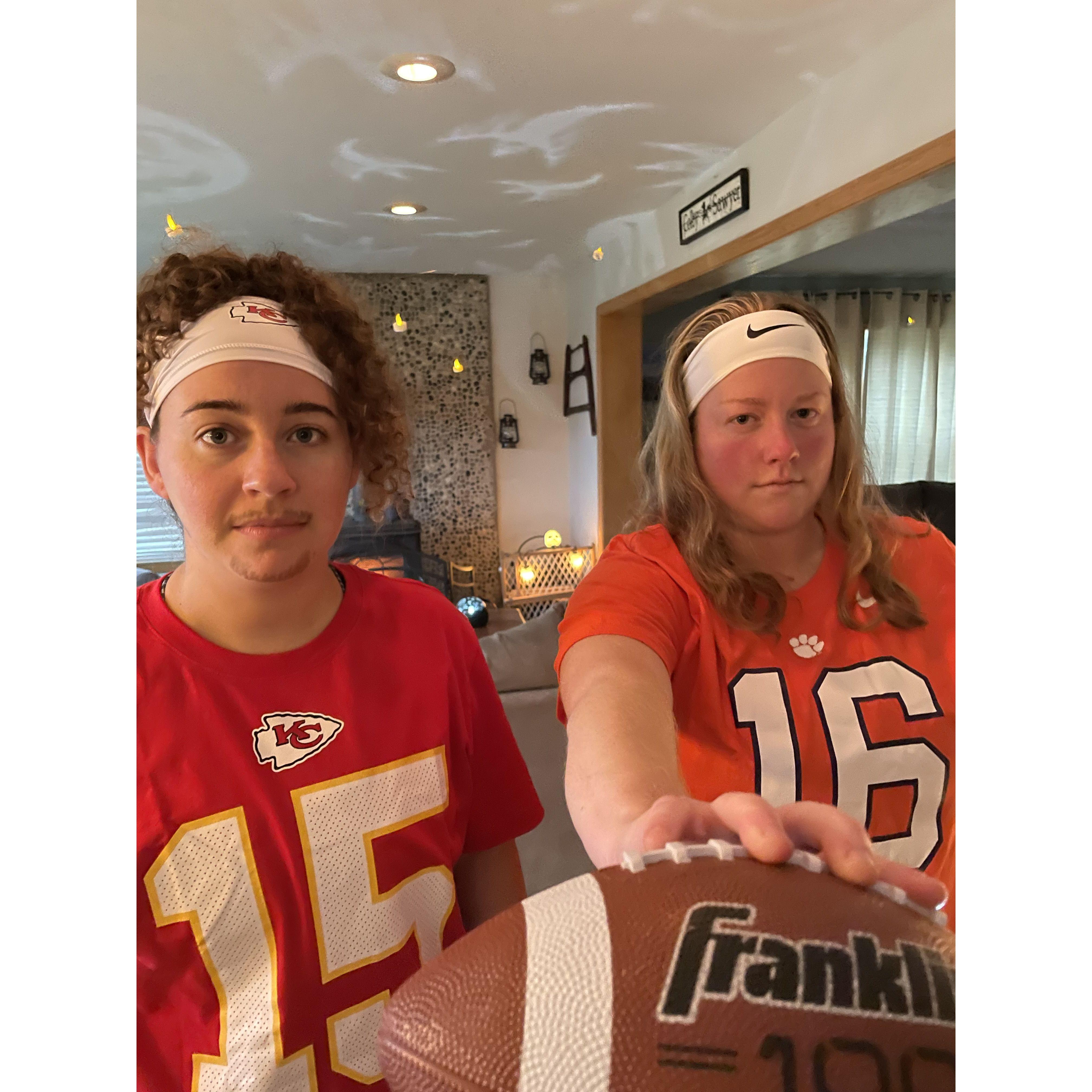 Halloween 2021 - As Patrick Mahomes and Trevor Lawrence