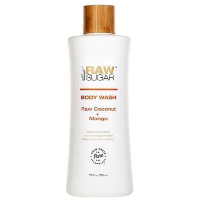Product description page - Raw Sugar Raw Coconut Mango Natural Body Wash - 25oz