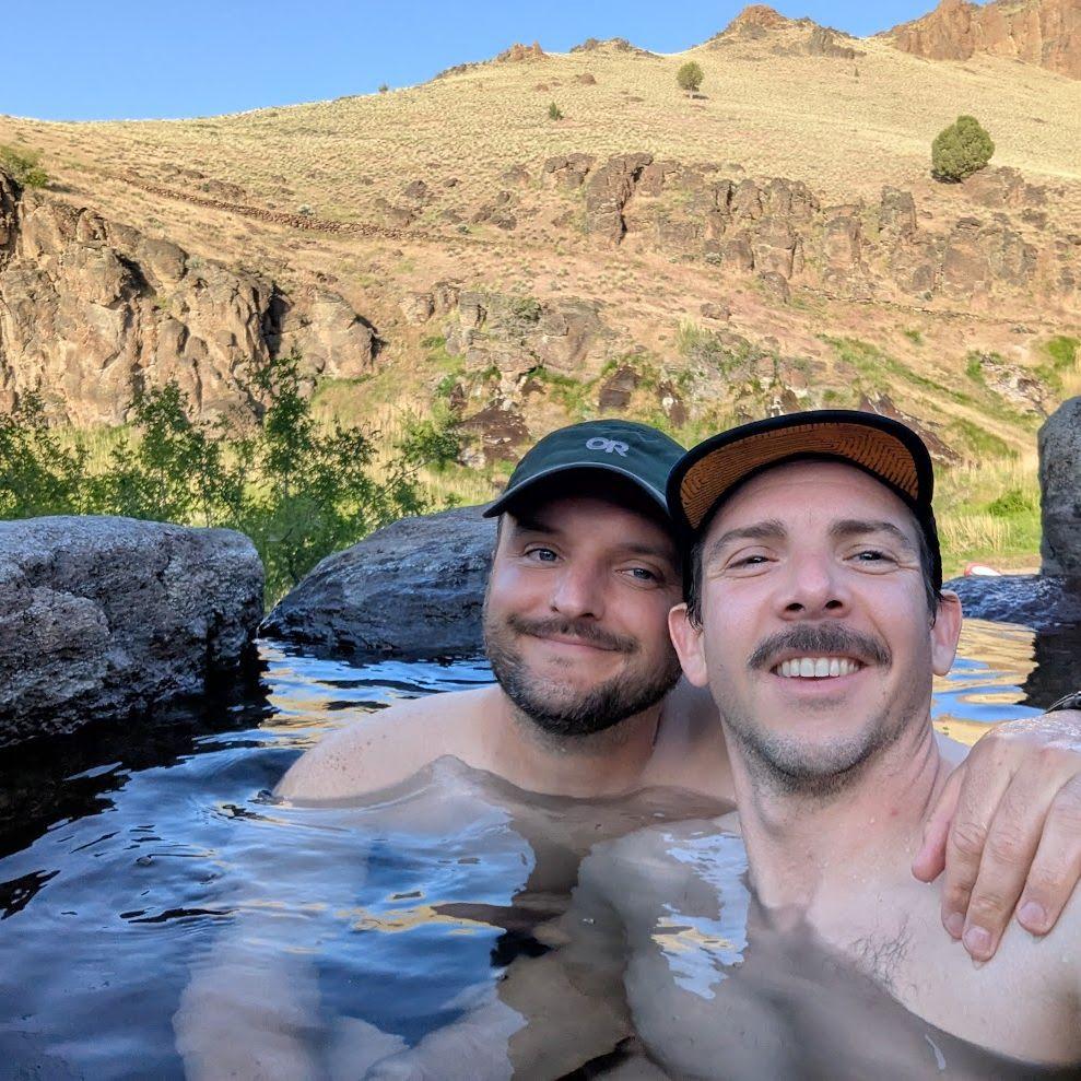 The day Paul proposed!
Three Forks Warm Springs, Oregon