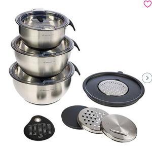 Wolfgang Puck 11-piece Stainless Steel Mixing Bowl Set with Lids - 22746680 | HSN