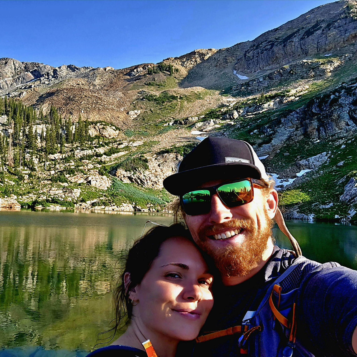 One of our many hiking selfies over the years