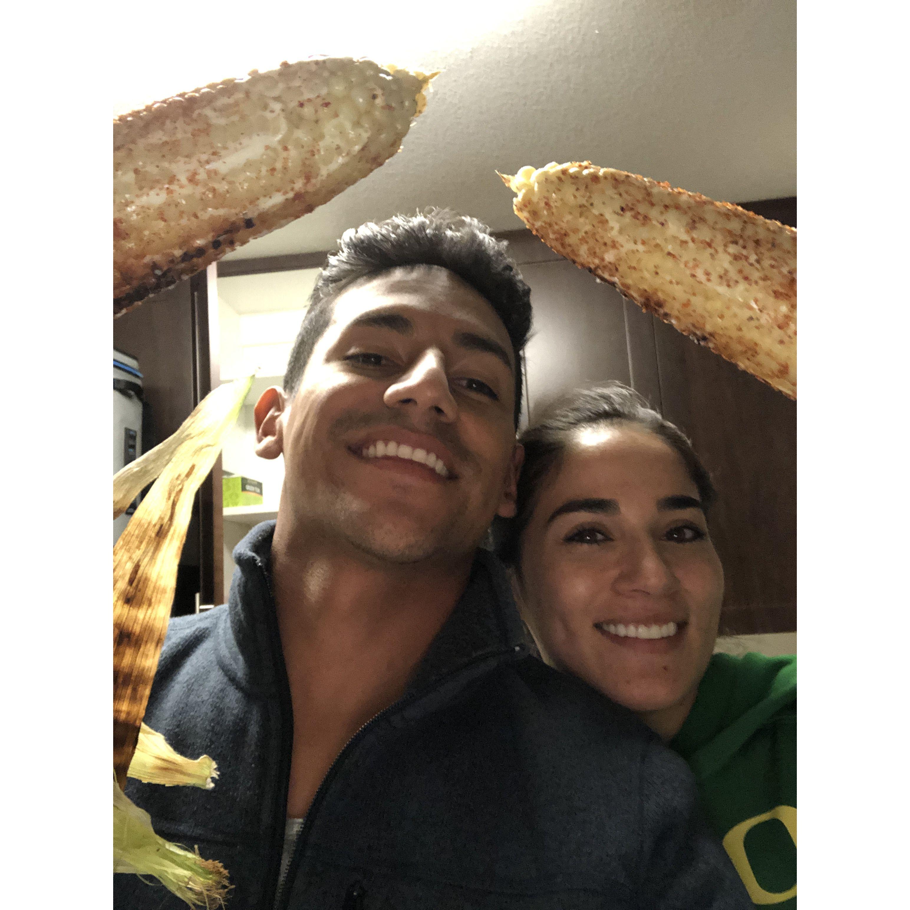 They would spend a lot of time on the weekends and cook, since Jasmin lived in San Francisco at the time and Sal lived in Folsom.