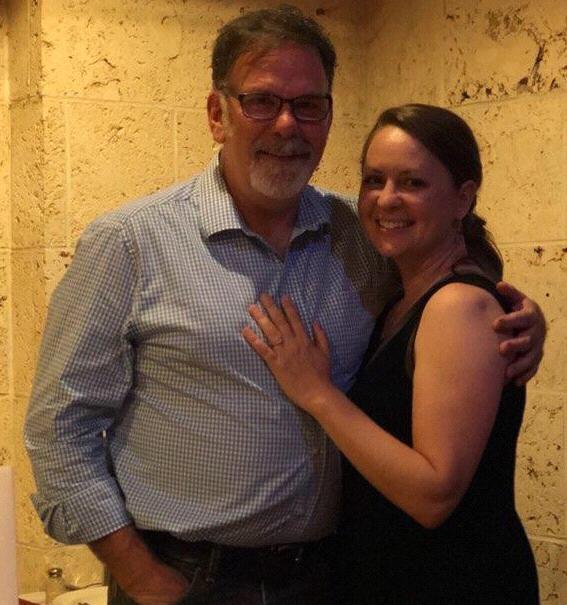 The night of our engagement!  Mark proposed at the cozy Indian restaurant where we went on our first date.