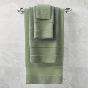 Frontgate Resort Collection Bath Towels | Bath Towel in Green Clay