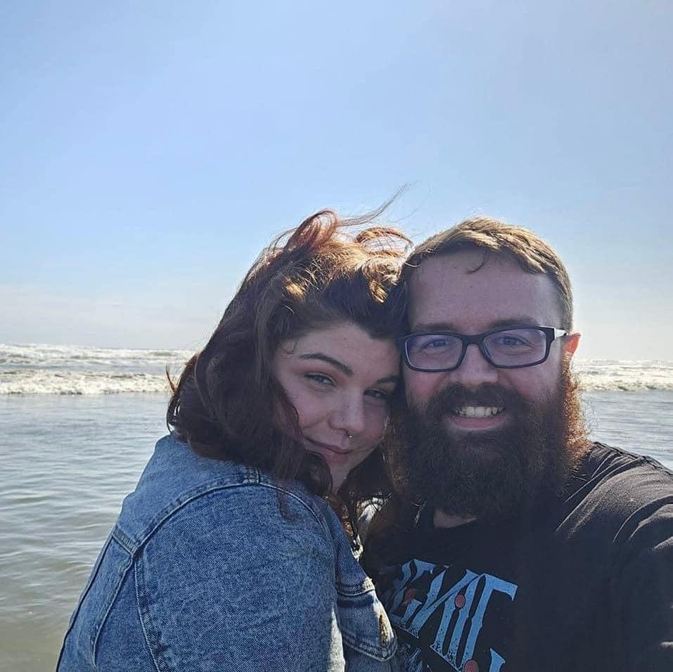 They first said, "I love you," on the same stretch of beach he asked her to marry him