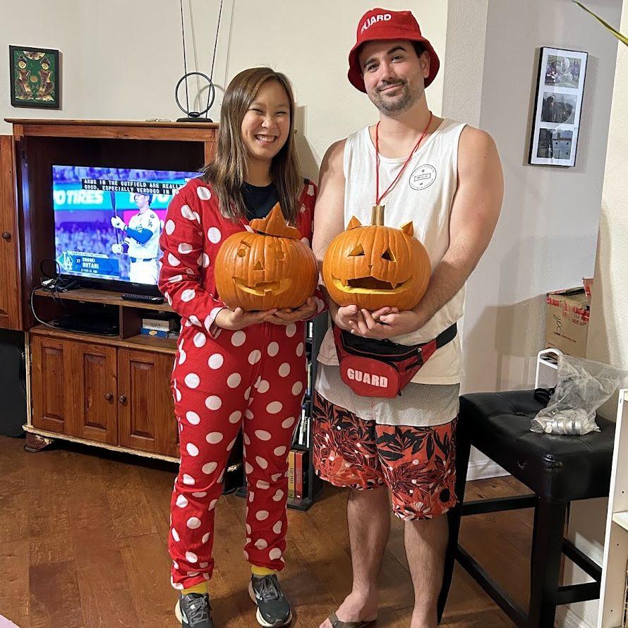 First time pumpkin carving together