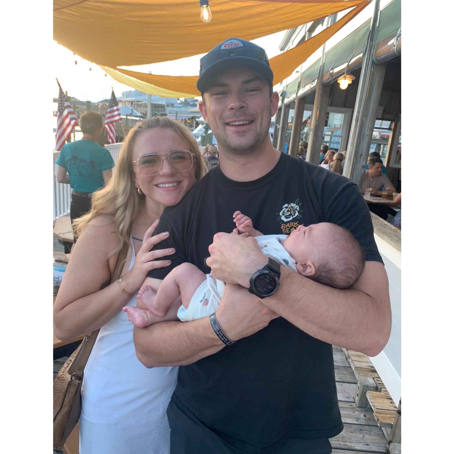 Our first time meeting sweet baby Fara in VB, and becoming an aunt & uncle!