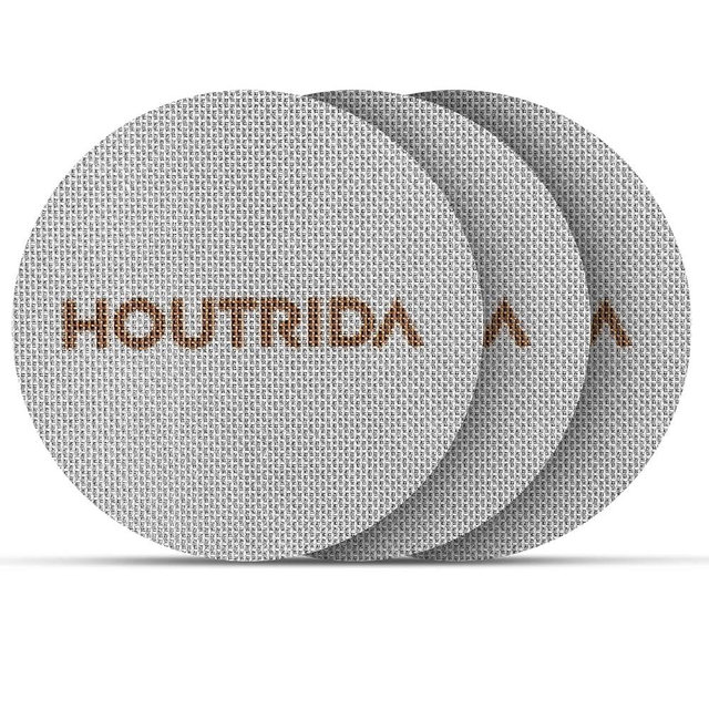 53.5mm Puck Screen 3 Pack, Reusable Espresso Screen 316 Stainless Steel, 1.7mm Thickness Coffee Puck 150μm Metal for Espresso 54mm Portafilter Filter Basket
