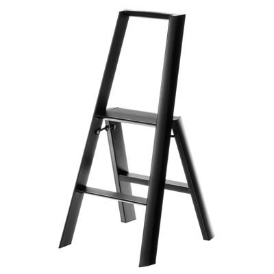 mDesign Small Lightweight Folding Step Stool