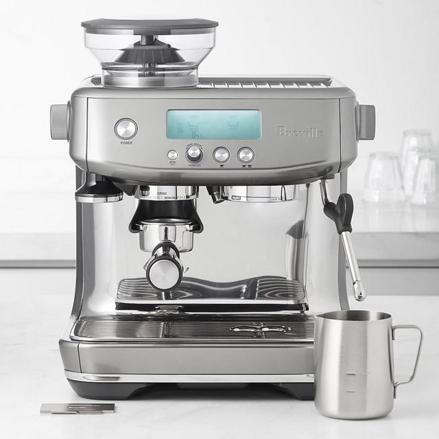 Breville Barista Pro Espresso Machine, Smoked Hickory