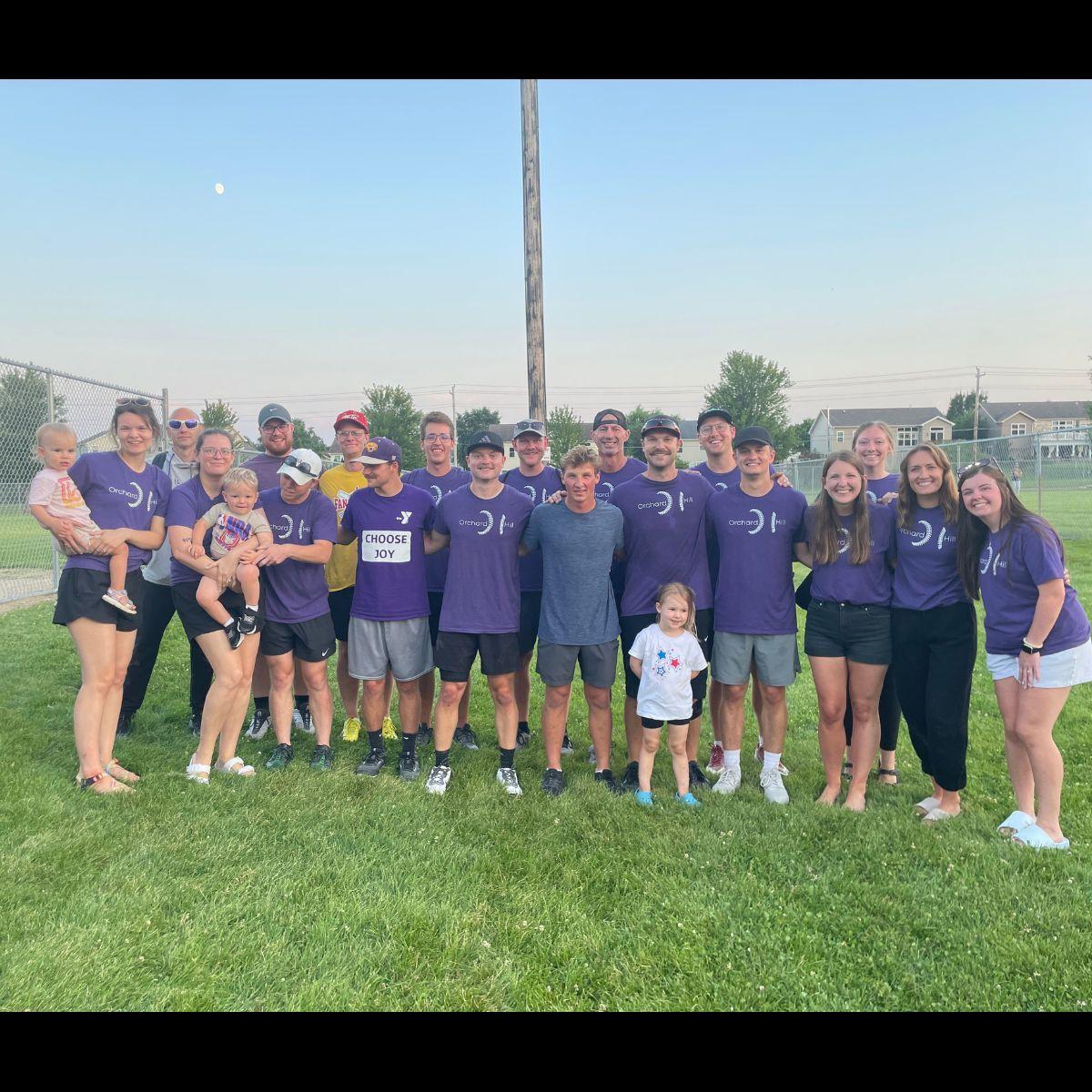 Undefeated champions and the cheering crew!