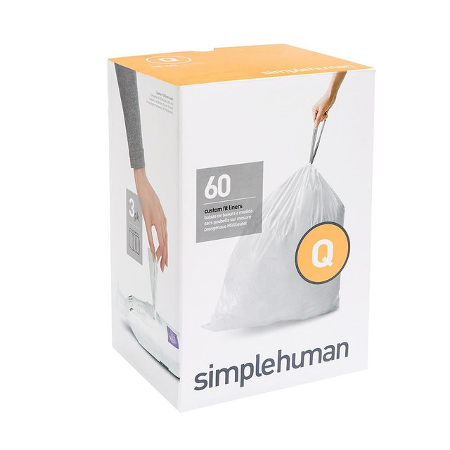 simplehuman™ (Q) Custom Fit Liners, 60pk