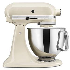 KitchenAid Artisan Series 5 Quart Tilt Head Stand Mixer with Pouring Shield KSM150PS, Almond Cream