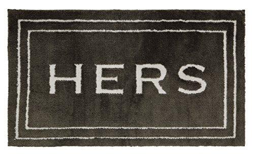 Mohawk Home Knitted Hers Walnut Bath Mat, 1'8x2'10