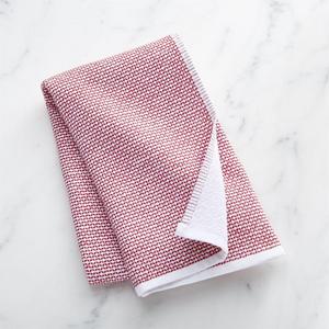 Red Textured Terry Dish Towel