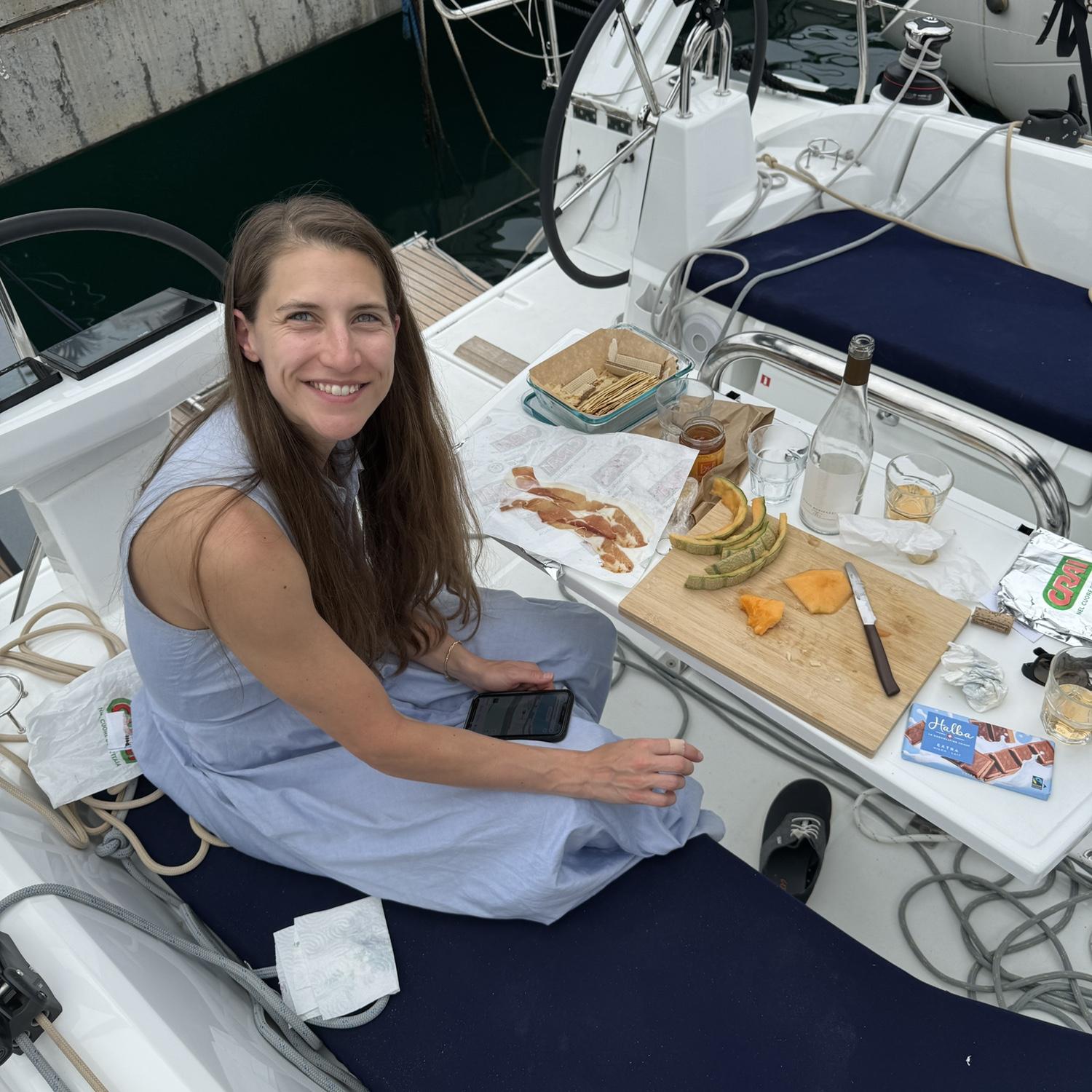 Kelsey starts to understand the finer parts of sailing