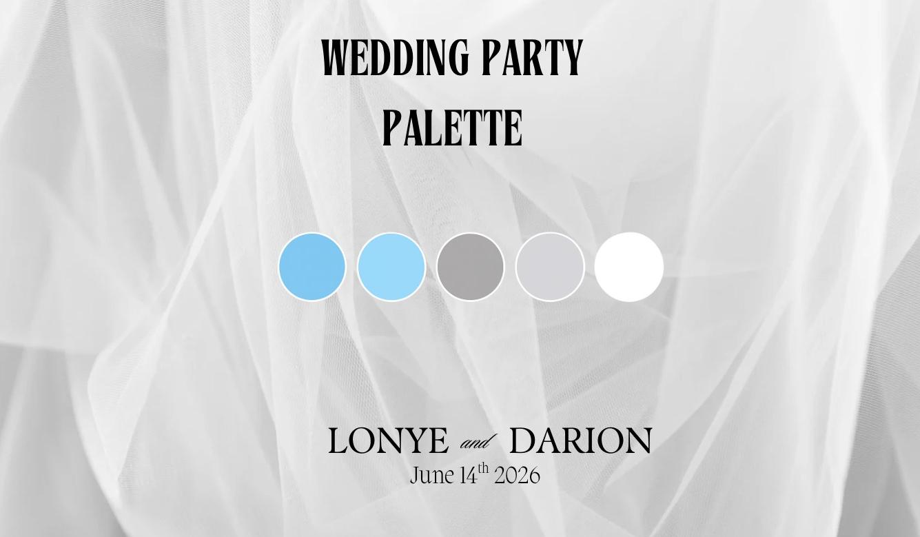 The Wedding Website of Darion Baker and Lonyè Poole