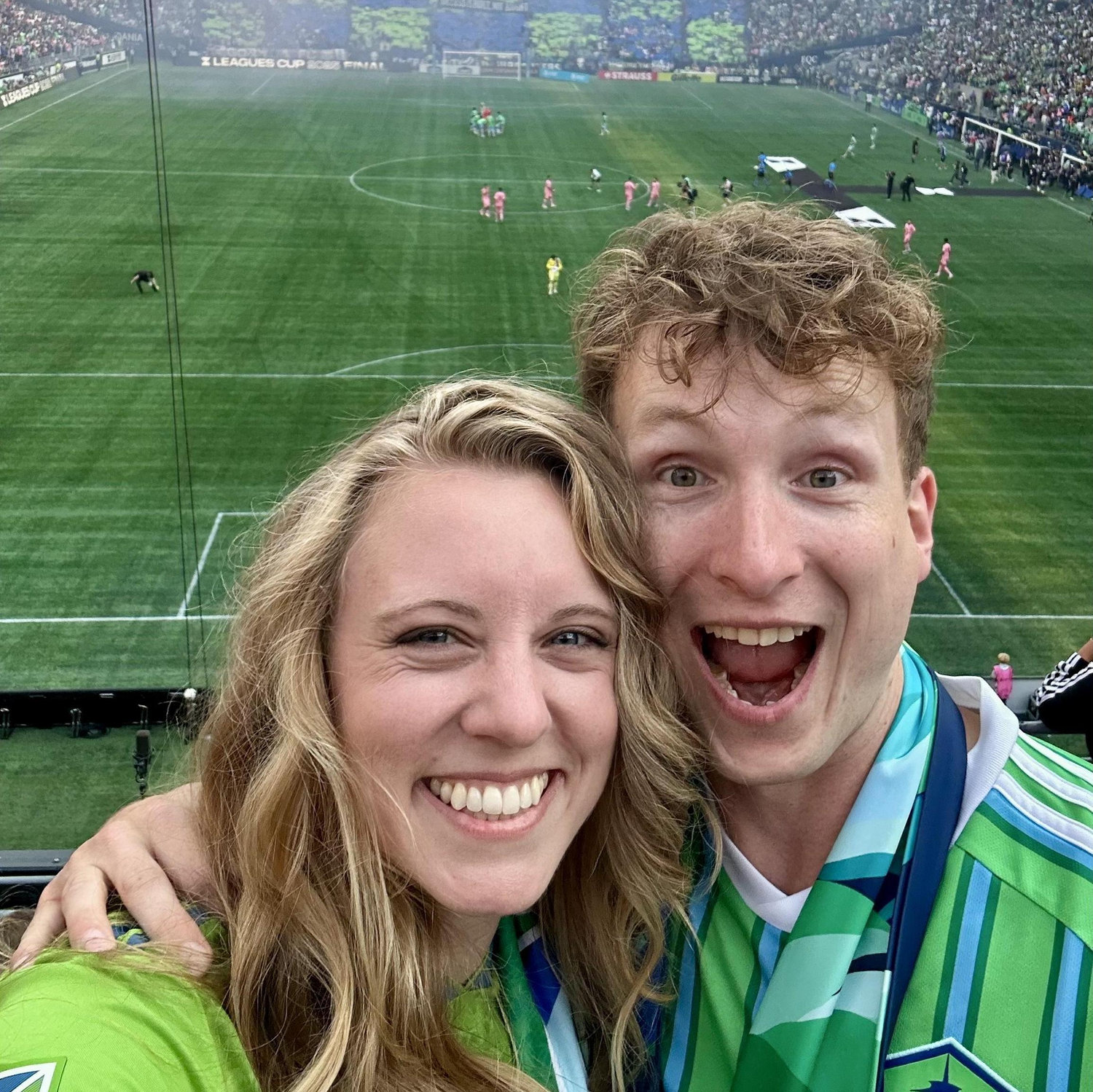 Go Sounders! This selfie was taken the day the Sounders won the League Cup August 2025