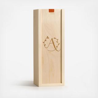 Organic Monogrammed Wine Box