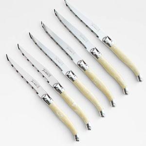 Laguiole Ivory Steak Knives, Set of 6