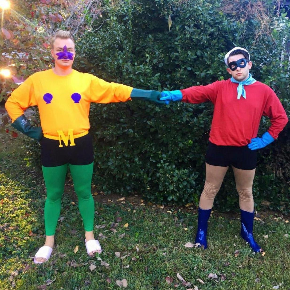 October 2016 - Memphis, Tennessee
Halloween as Mermaid Man and Barnacle Boy